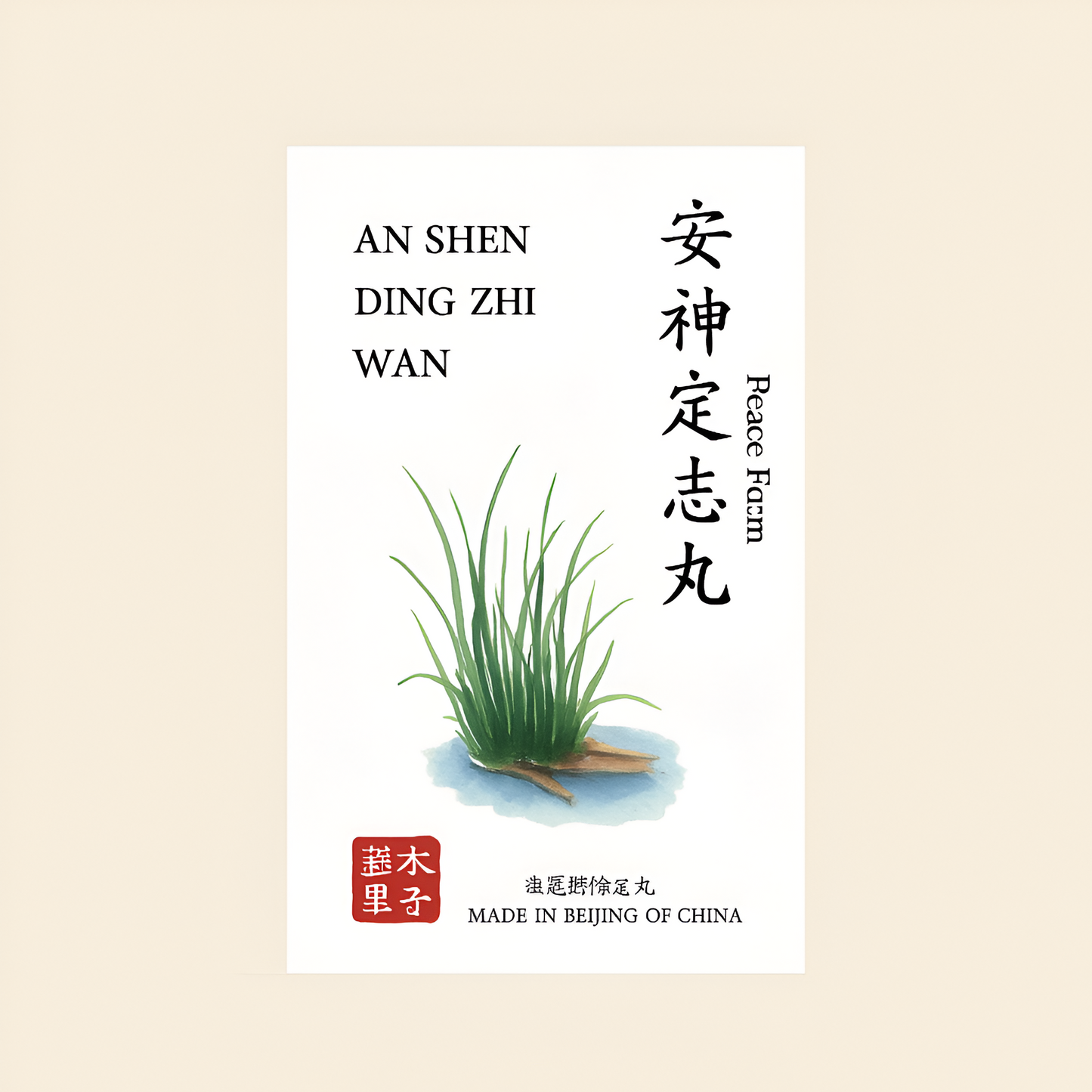 An Shen Ding Zhi Wan / Calm the Spirit Formula (安神定志丸) product