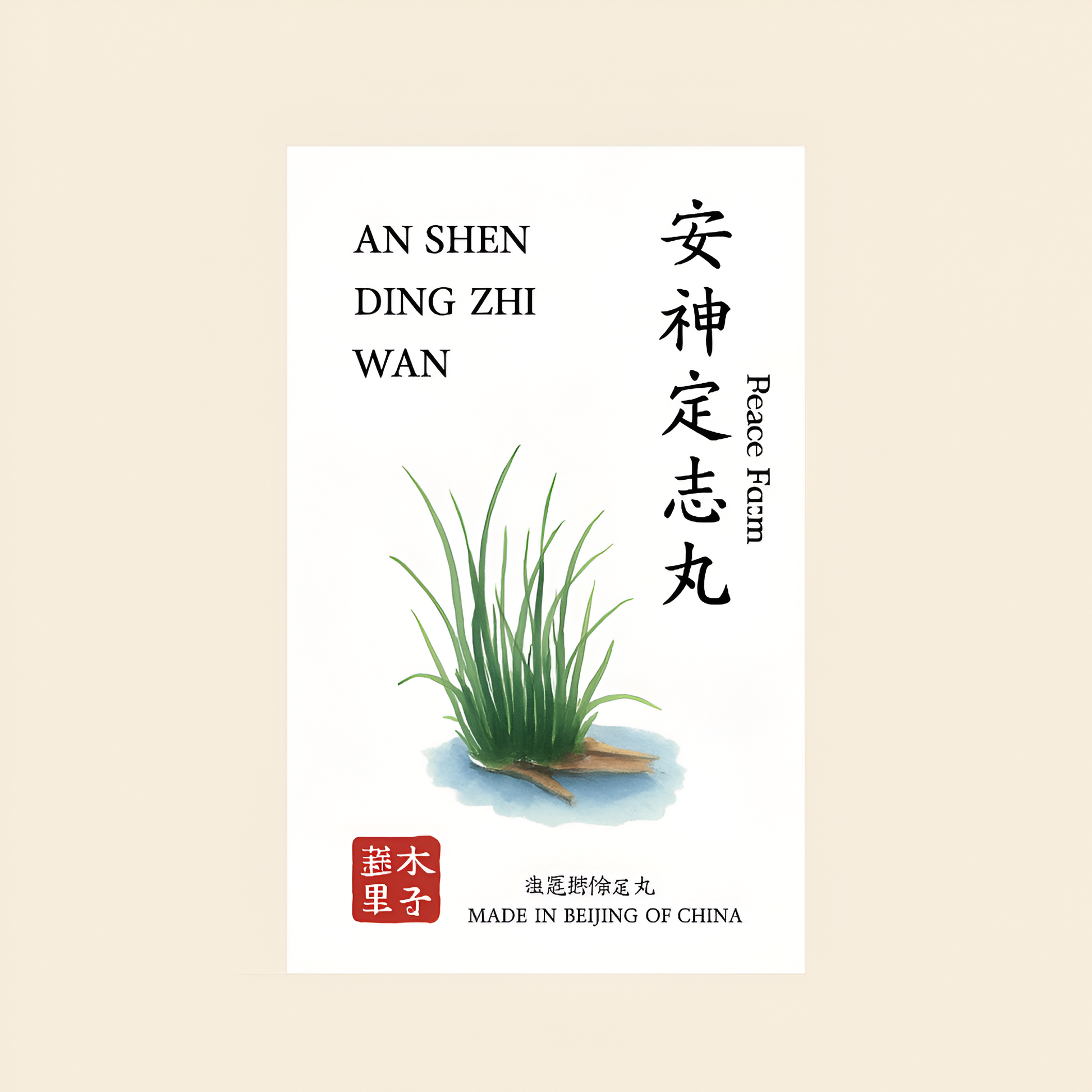 An Shen Ding Zhi Wan / Calm the Spirit Formula (安神定志丸) product