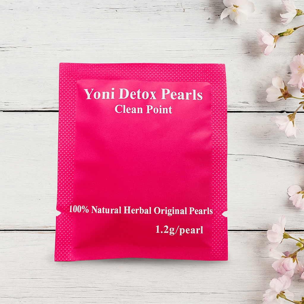 A packet of Yoni Detox Pearls 